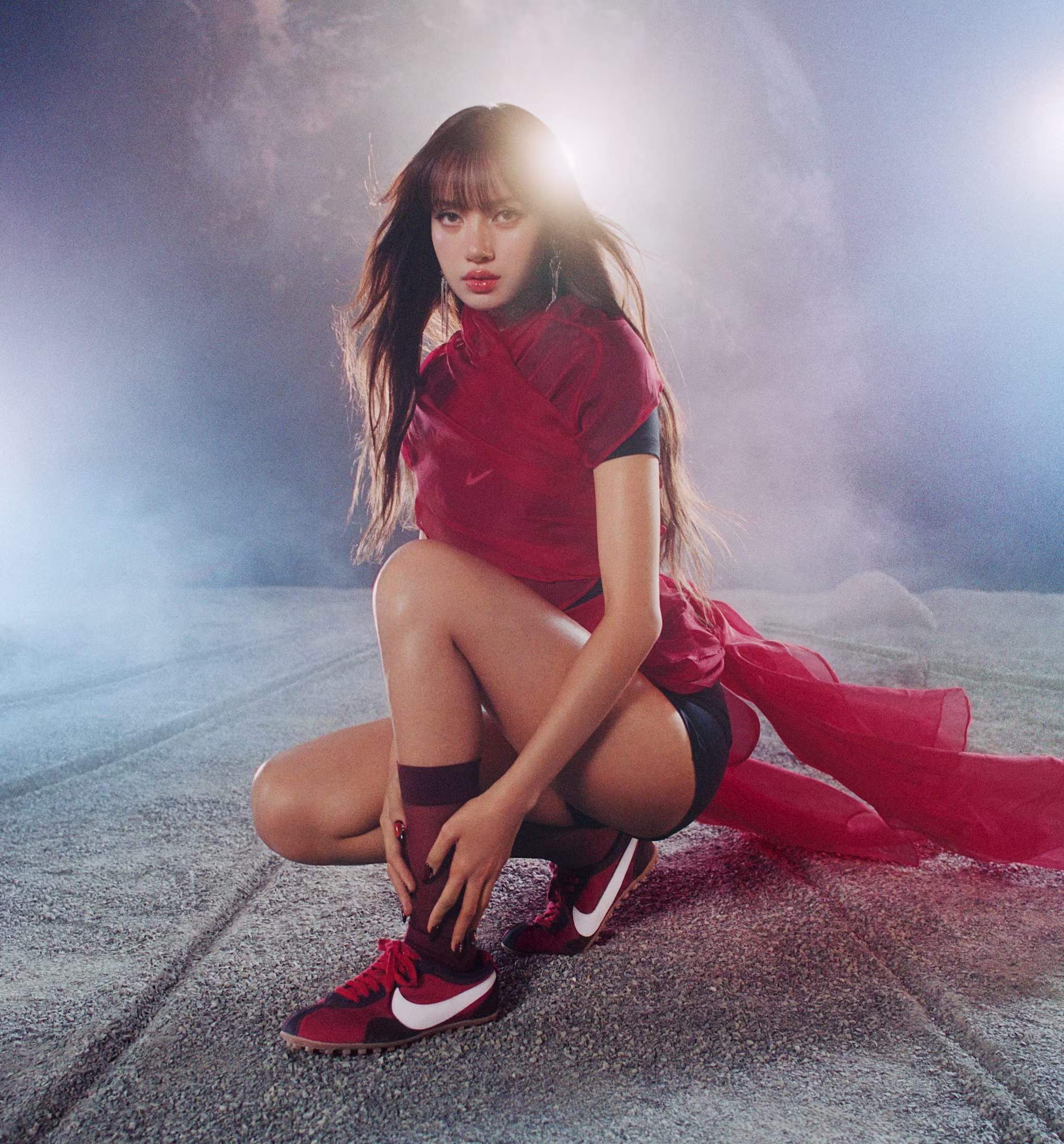 LISA stars in the latest Nike Moon Shoe campaign