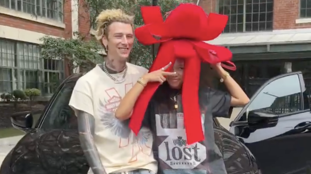 MGK and daughter 