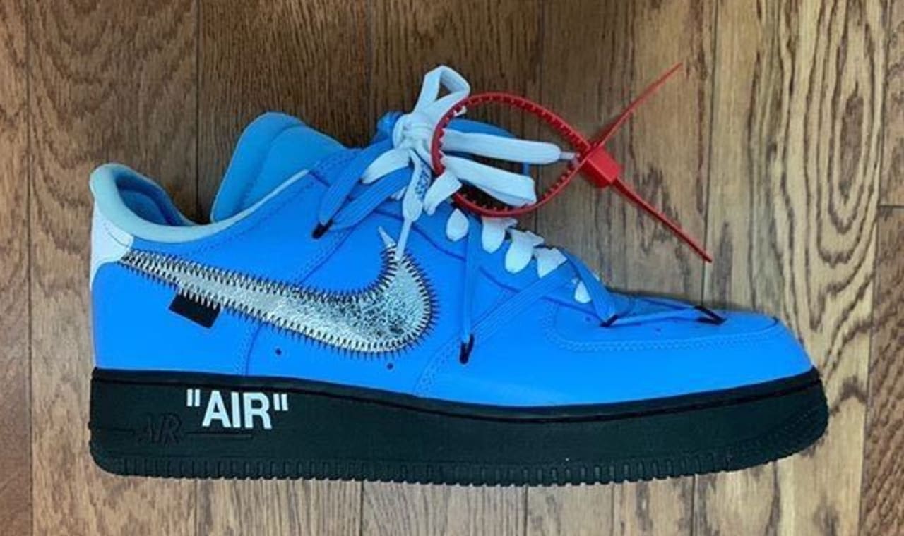 Ciro Conclusion command Nike Athlete Mysteriously Receives Unreleased Blue Off-White x Nike AF1 |  Complex