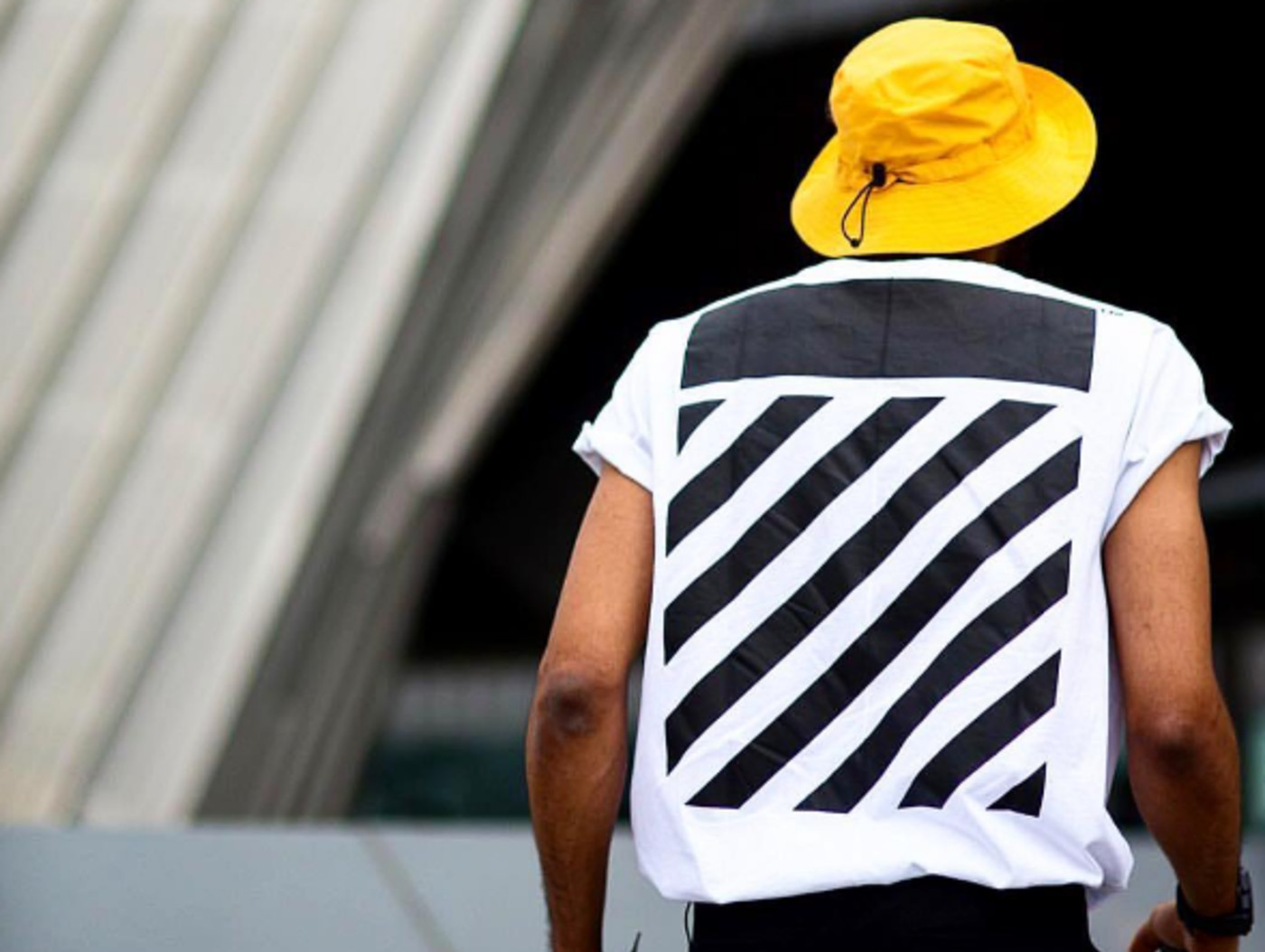 How Abloh Turned Diagonal Lines Into a Brand
