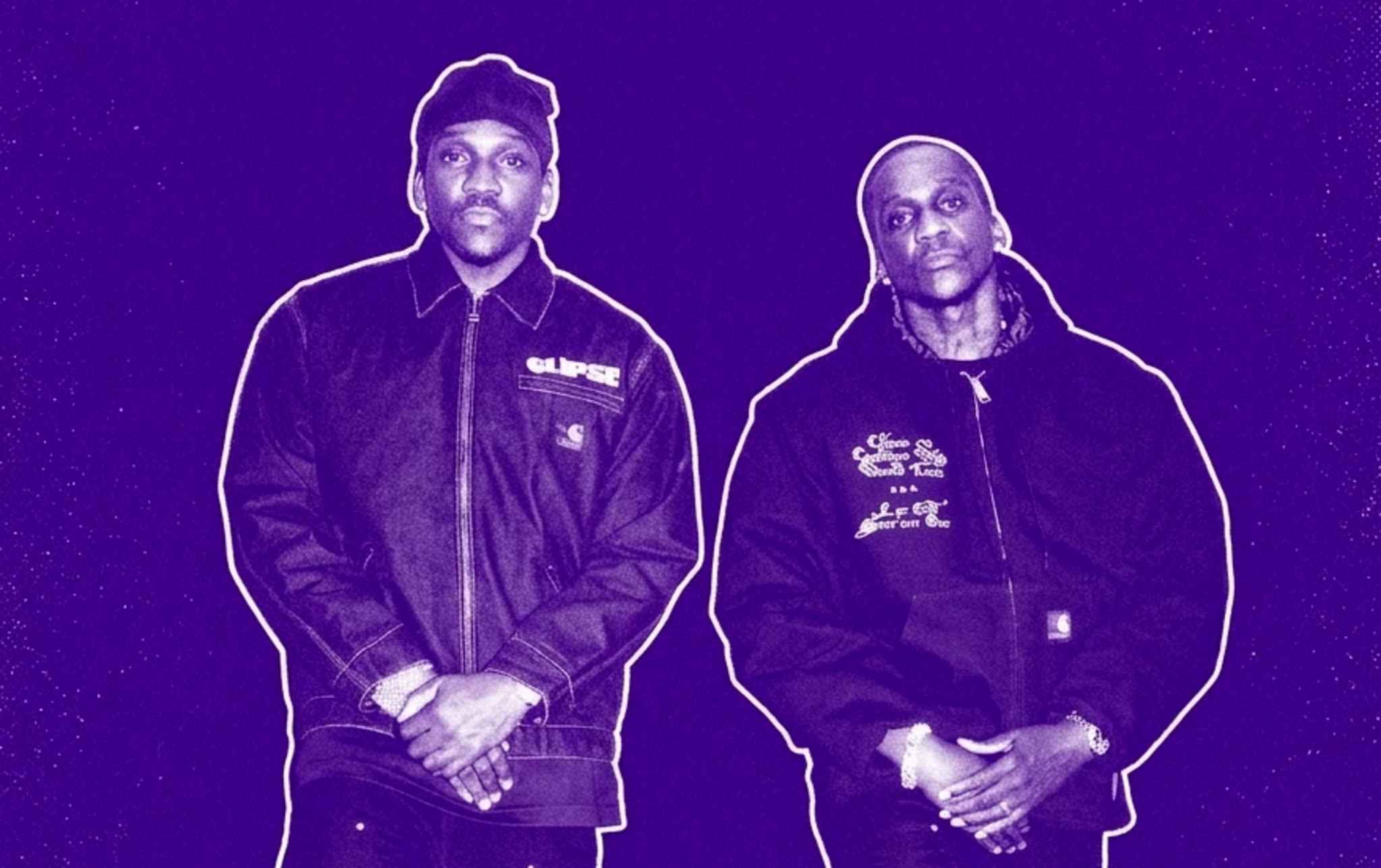 Pusha T and Malice in Clipse x Carhartt WIP collection.