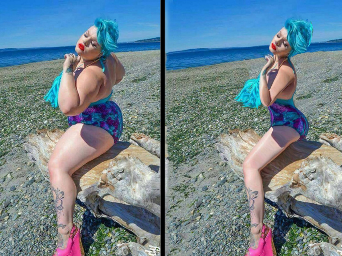 Похудеть на фоторедакторе без спорта