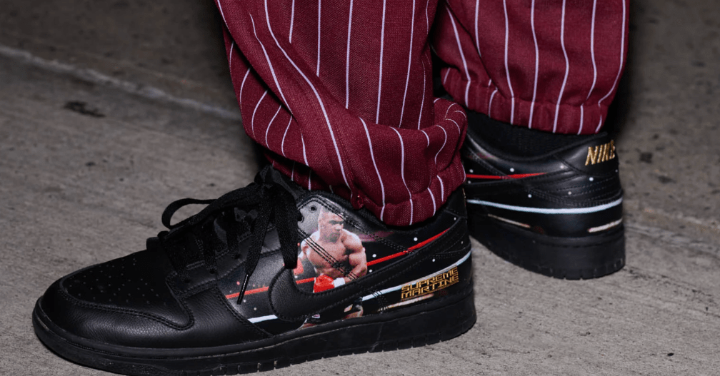 Mike Tyson Featured on Martine Rose x Supreme x Nike Dunk