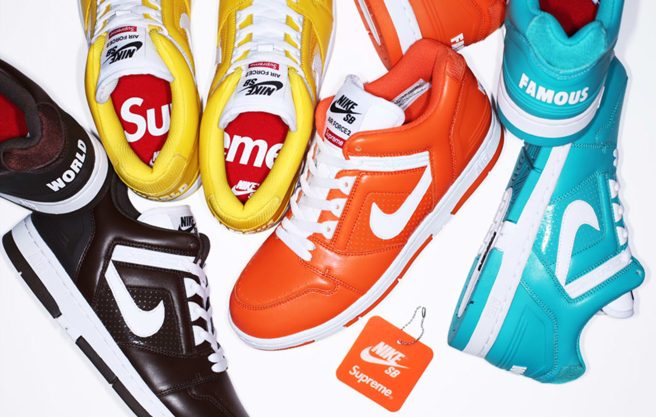 supreme nike shoes 2018