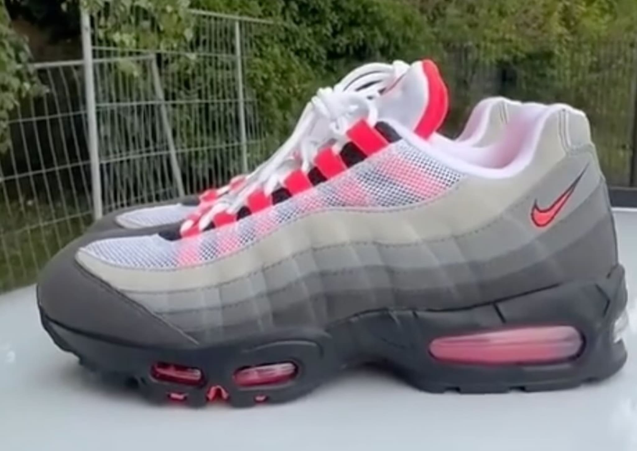 Solar Red Air Max 95 Big Bubble