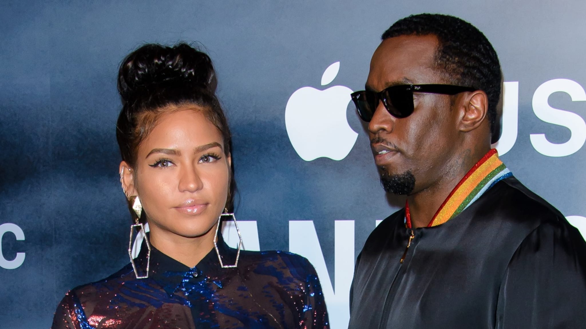 Cassie and Sean Diddy Combs attend the London Screening of "Can't Stop, Won't Stop: A Bad Boy Story" at The Curzon Mayfair on May 16, 2017 in London, England. 