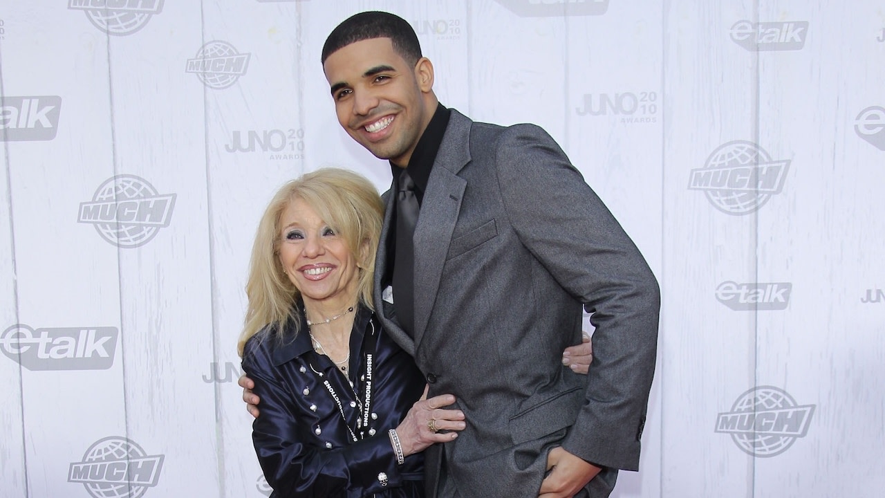 Singer Drake (R) and mother Sandi Graham pose on CTV's Red Carpet at the 2010 Juno Awards at the Mile One Centre on April 18, 2010 in Saint John's, Canada. 