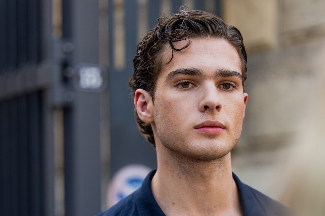 Clavicular is seen outside 424 during Day One of Paris Fashion Week - Menswear Spring/Summer 2027 on June 23, 2026 in Paris, France. 