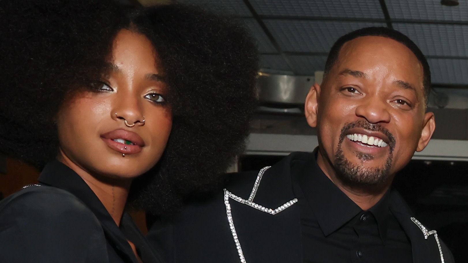 (L-R) Willow and Will Smith.