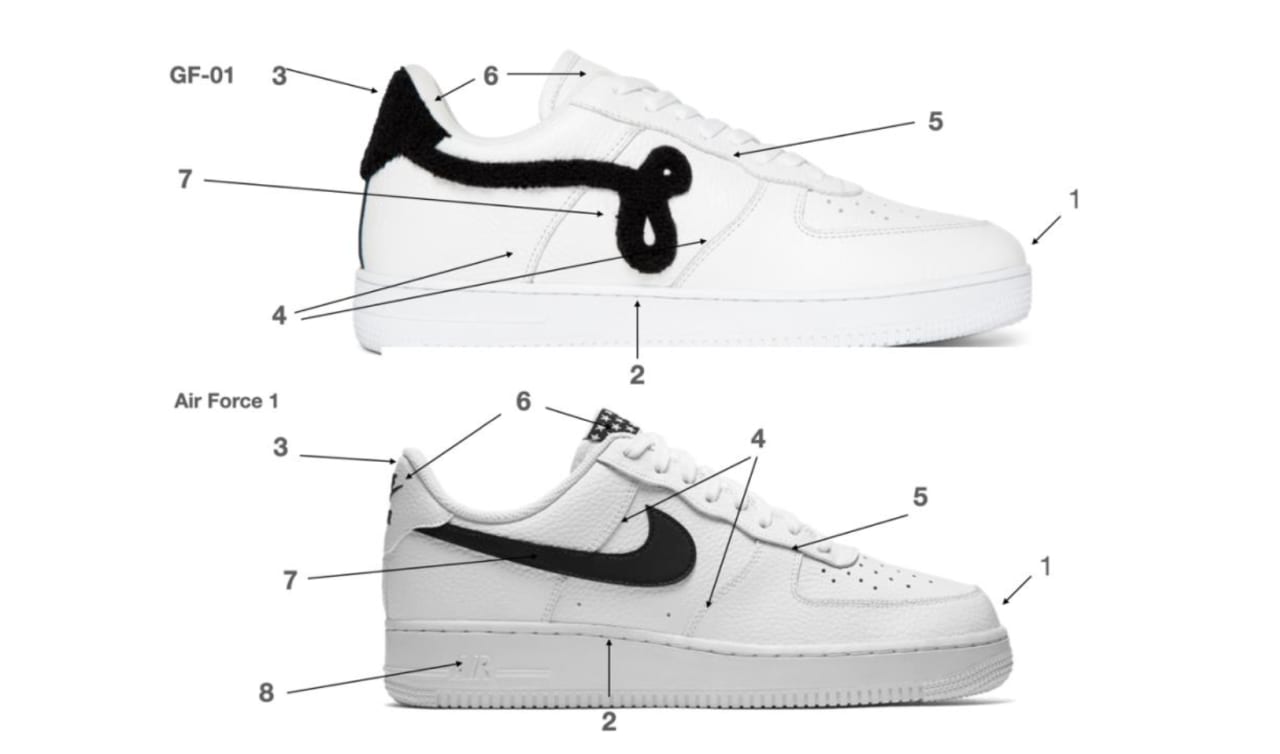 motor Porter each other John Geiger Countersues Nike in Air Force 1 Lookalike Lawsuit | Complex