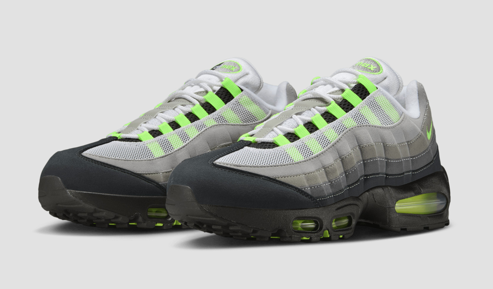 'Neon' Nike Air Max 95 Big Bubble Is Restocking at JD Sports This Week