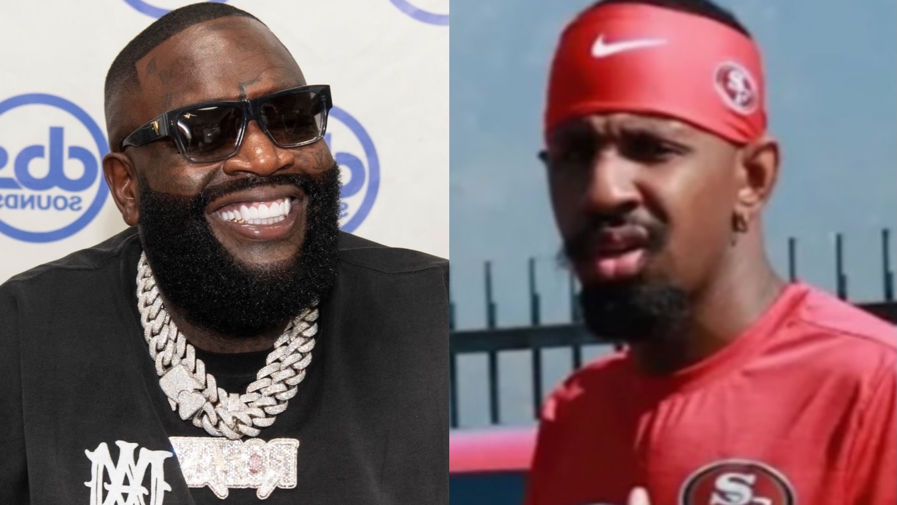 (L-R) Rick Ross and Daejon Love.