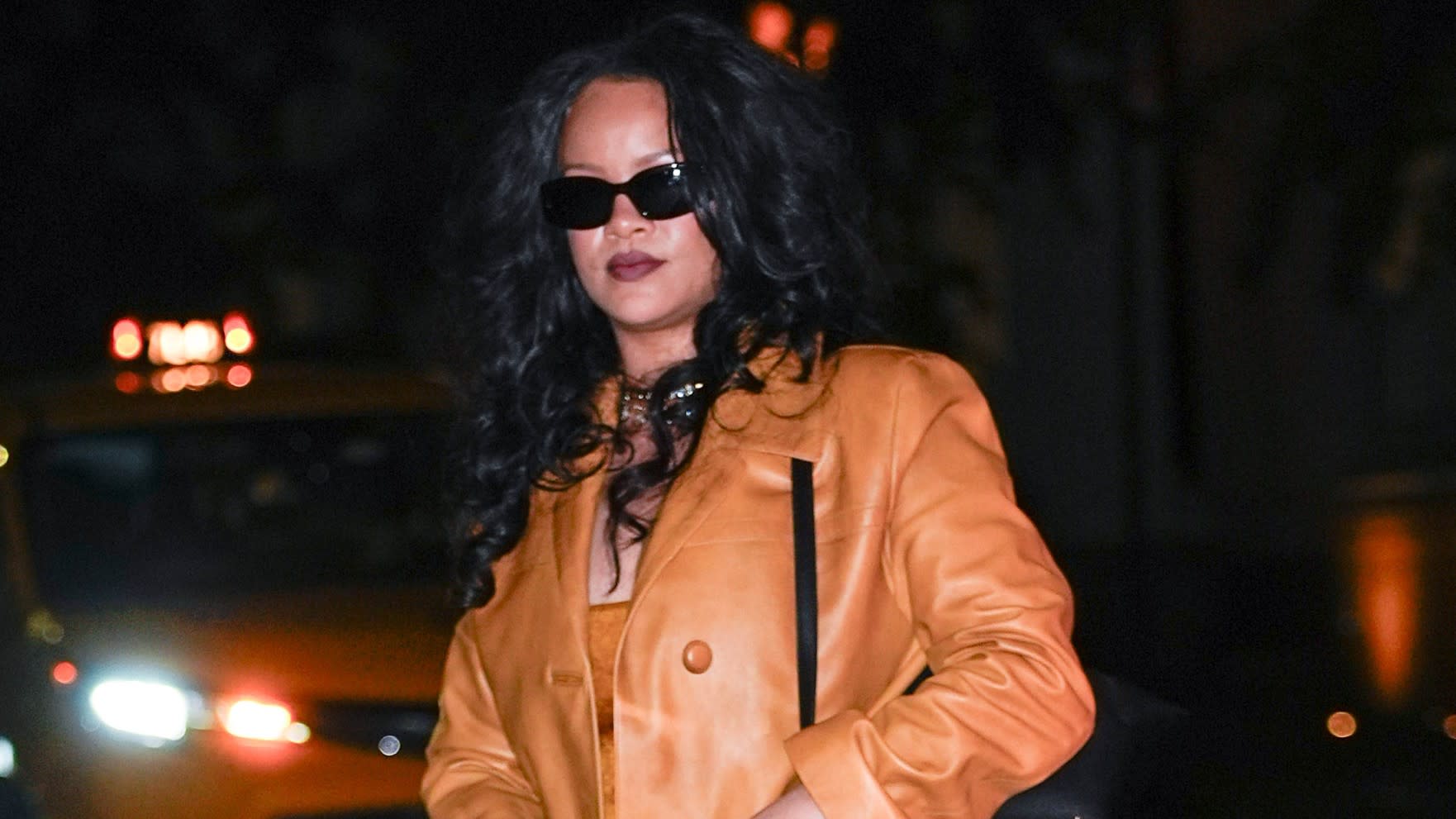 Rihanna is seen on June 9, 2026 in New York City. 