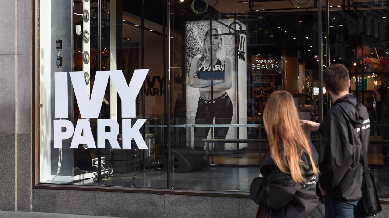 ivy park sold in stores