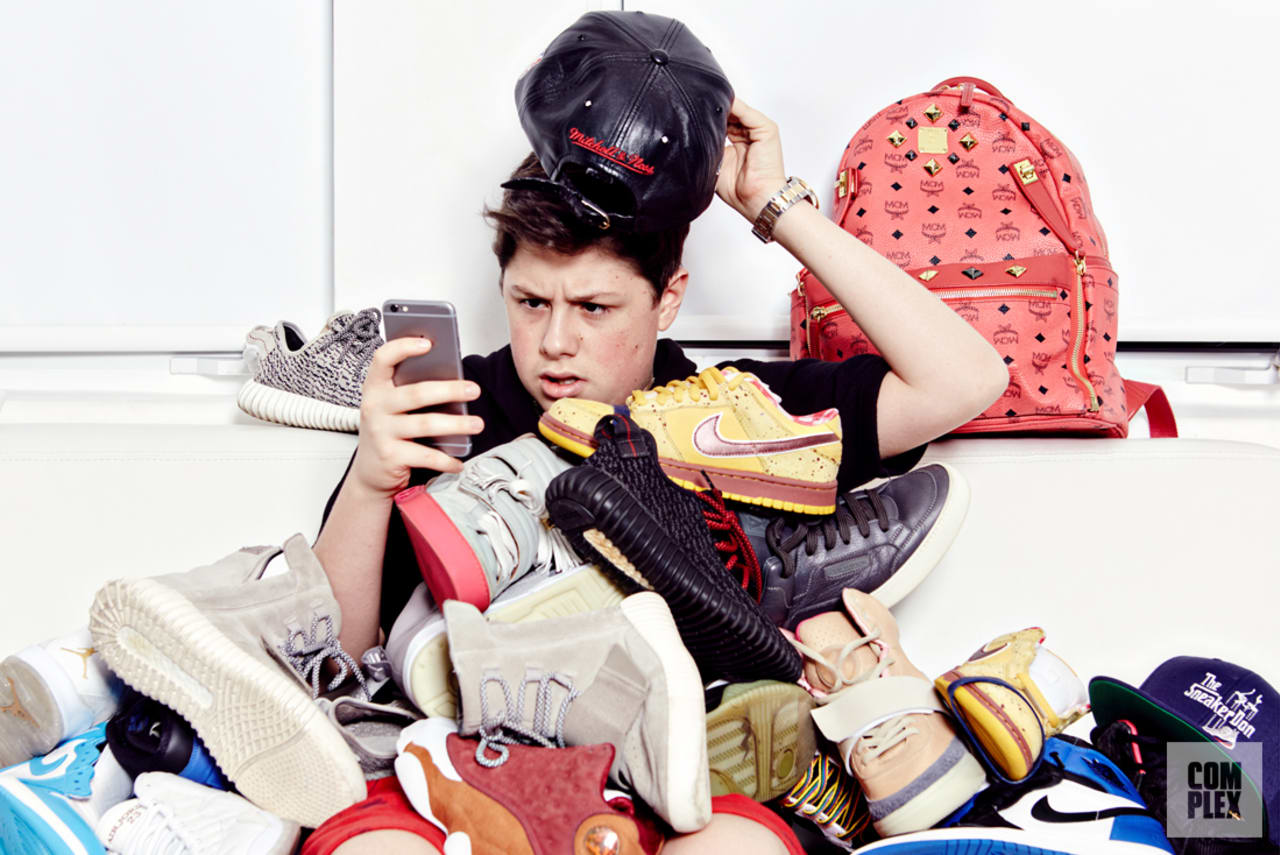 kraam herten Taalkunde Meet the Plug: Benjamin Kickz, The Teenage Sneaker Mogul | Complex