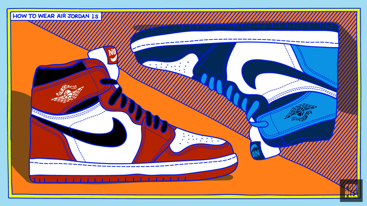 colorful jordans 1s