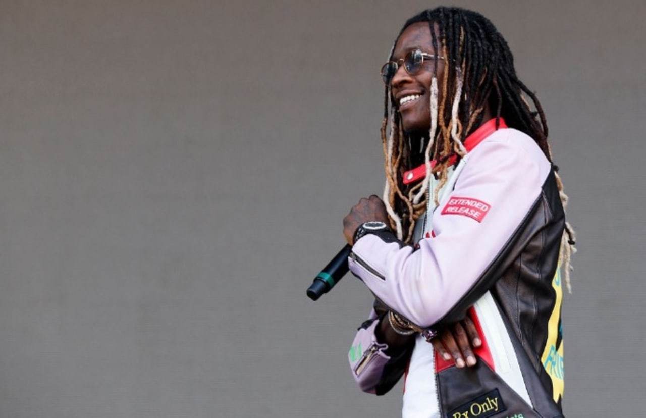 Young Thug Debuts His New Spider Fashion Brand In London Complex
