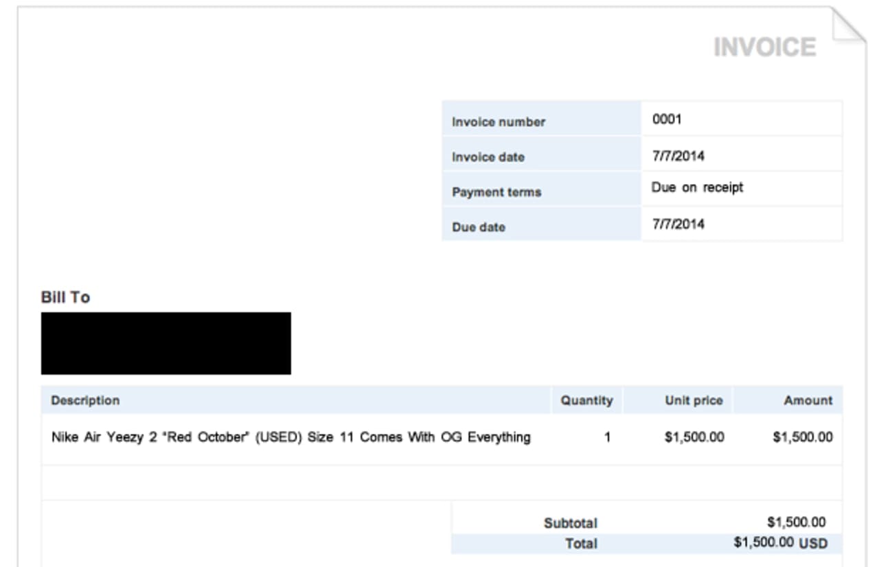 Fake flight club receipt Clearance