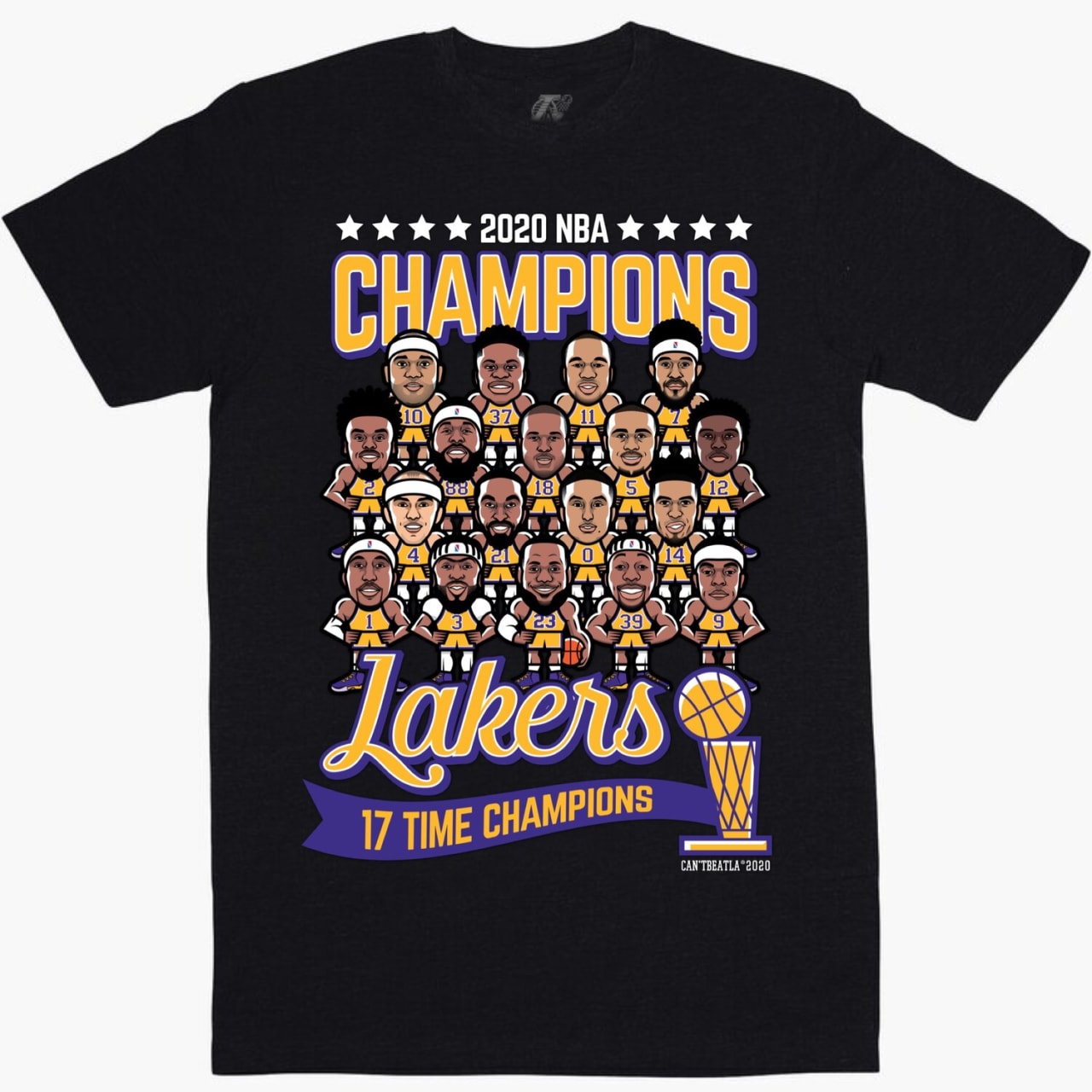 nike lakers 2020 championship shirt