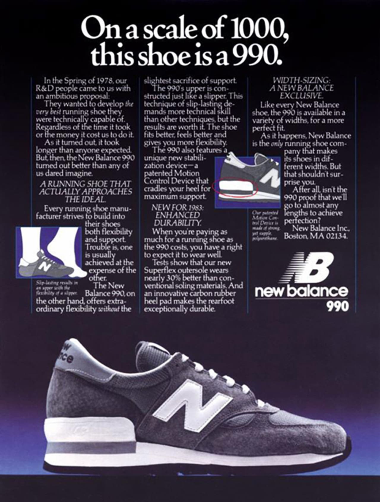 first new balance shoes ever made