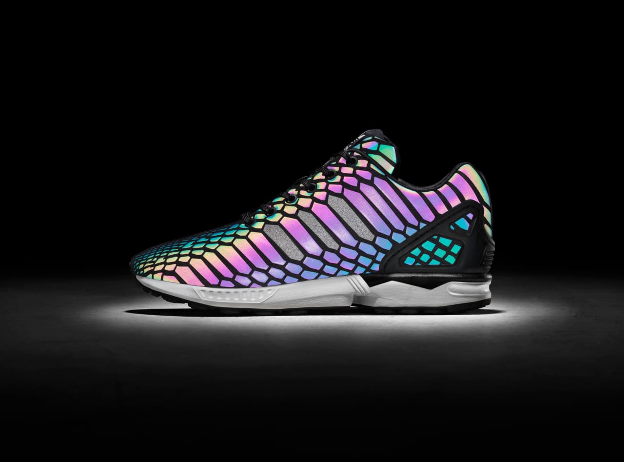 adidas zx flux 3m black weave