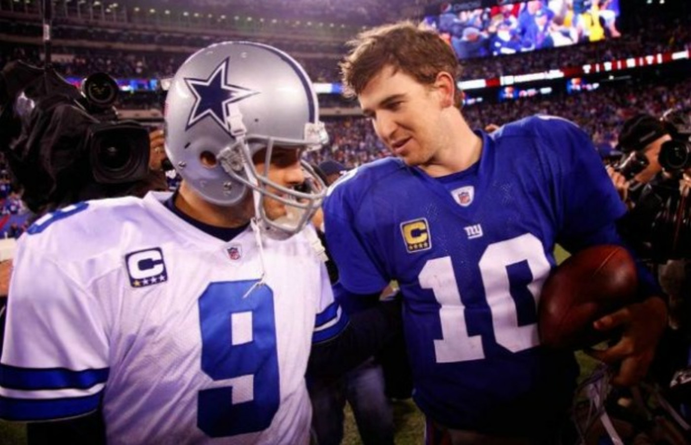 The New York Giants And Dallas Cowboys Will Play In The 2012 Nfl