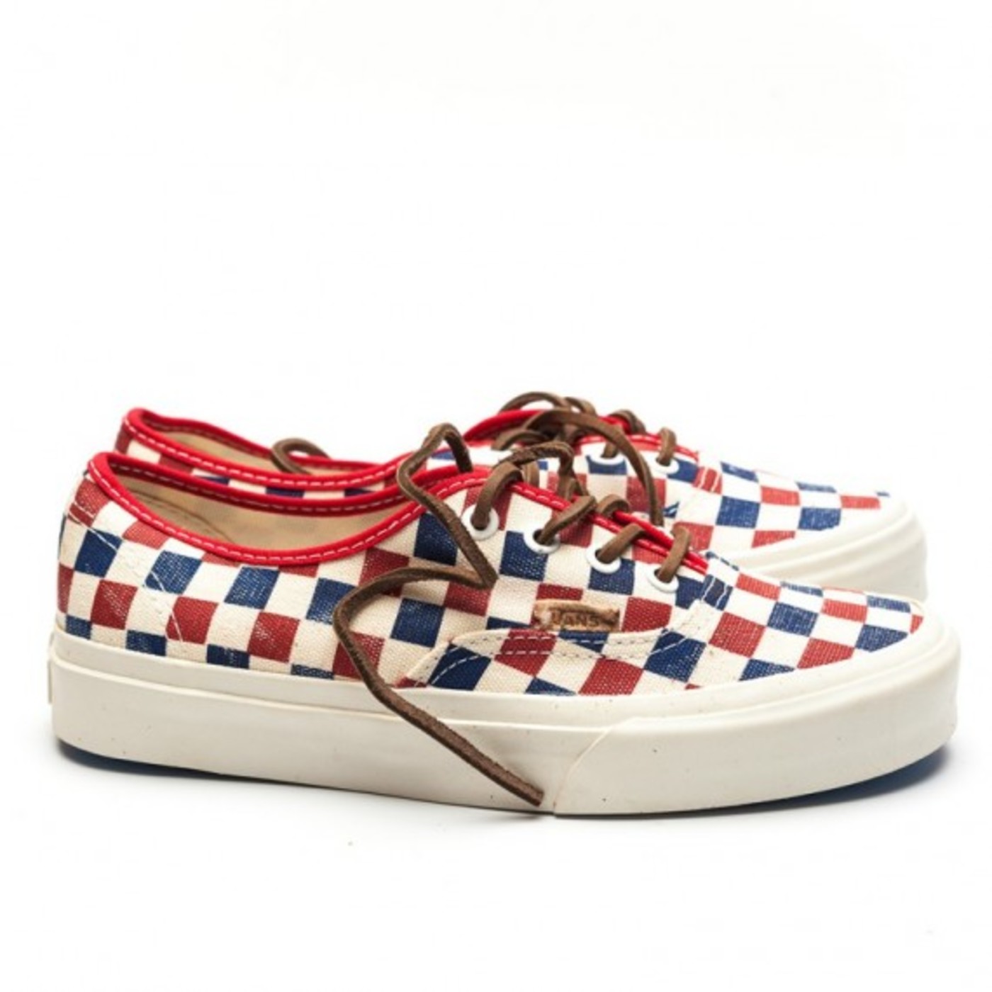 red checkered vans authentic