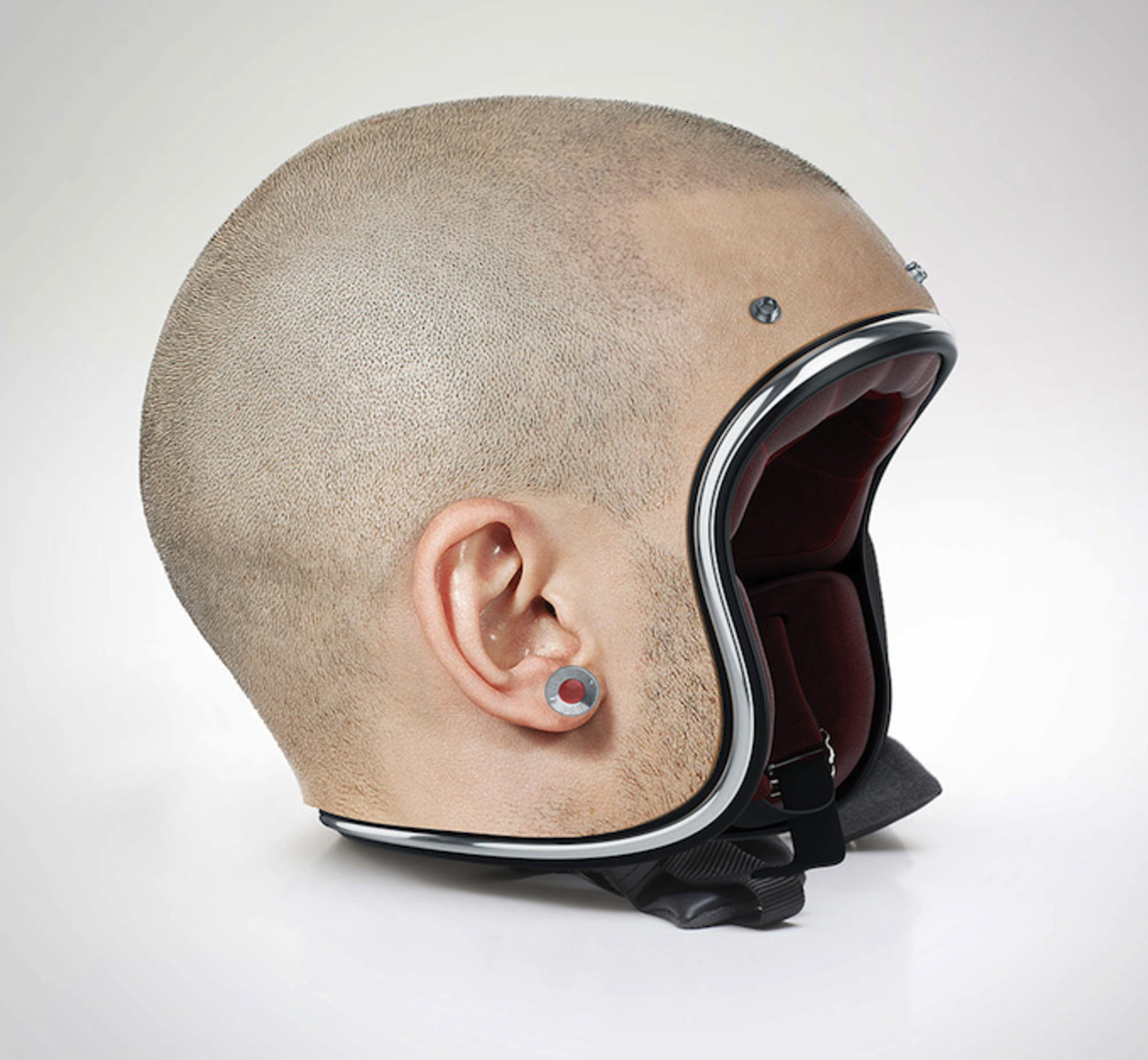 These Motorcycle Helmets Look Like Shaved Heads | Complex UK