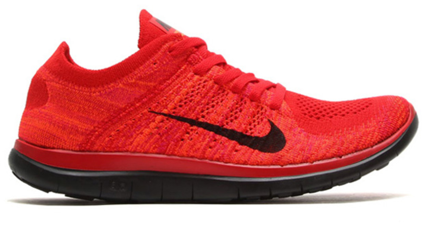 nike free 4.0 black and red