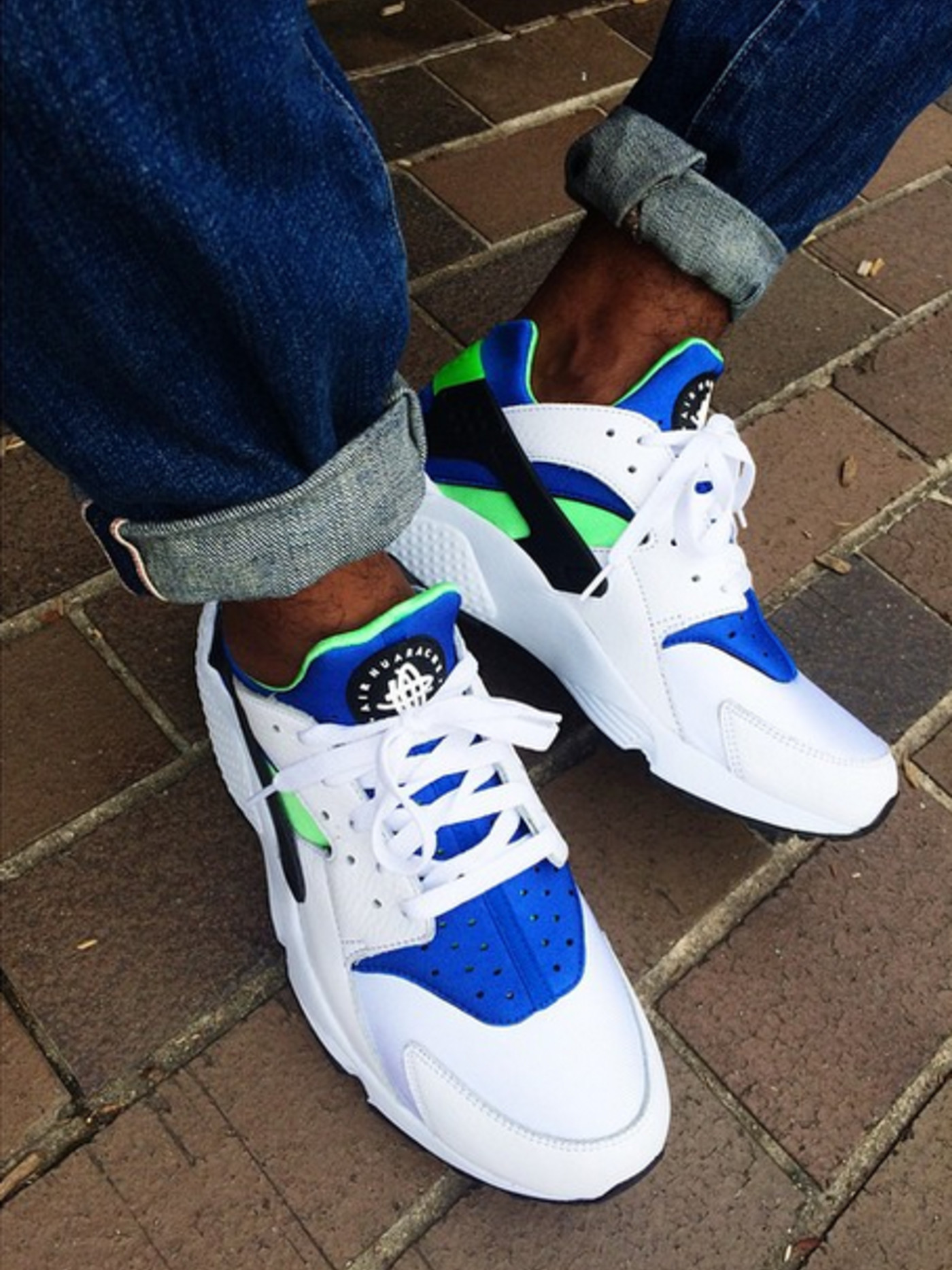 cuffed jeans with jordans