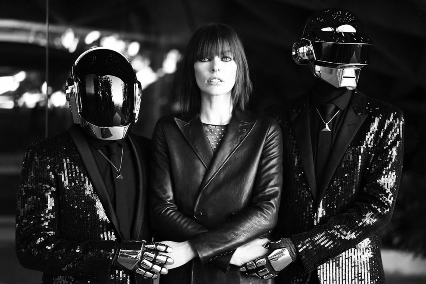 Daft Punk and Milla Jovovich in CR Fashion Book | Complex