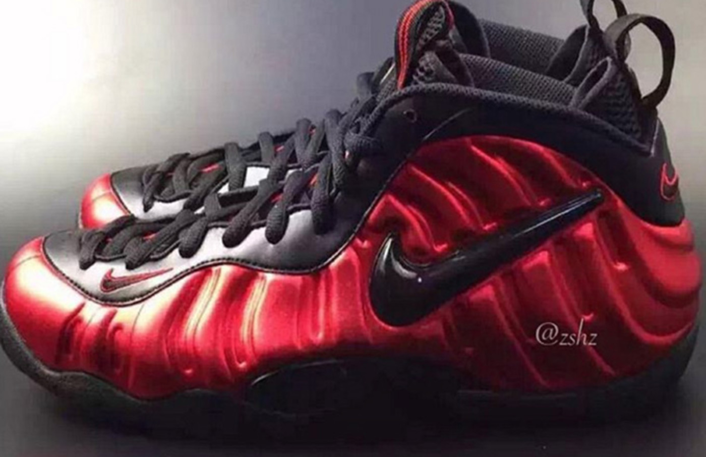 nike air foamposite red