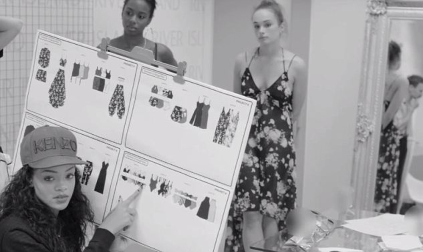 Rihanna Gives A Behind The Scenes Look At Her First River Island Collection Video Complex