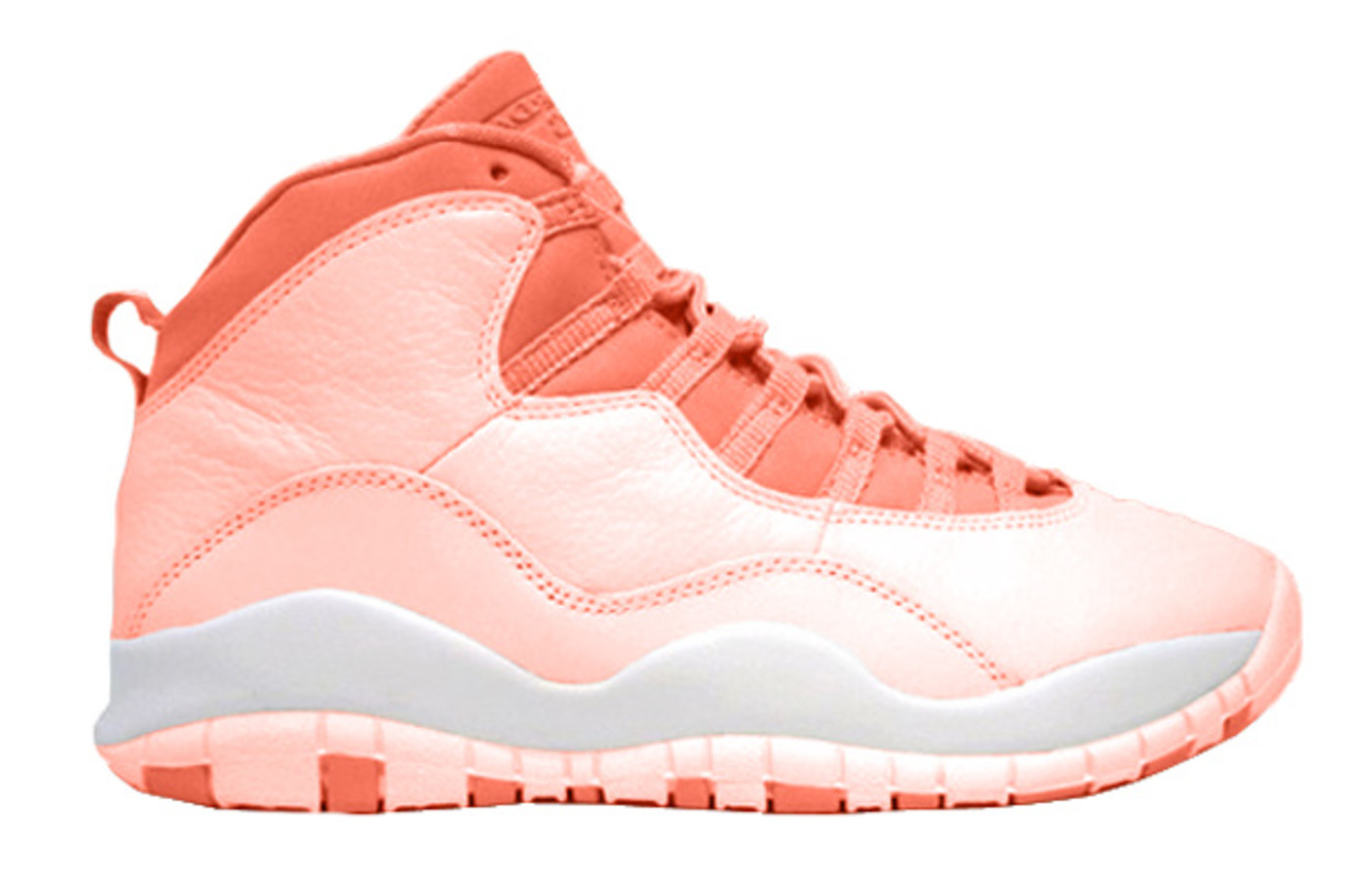 Salmon colored jordans clearance