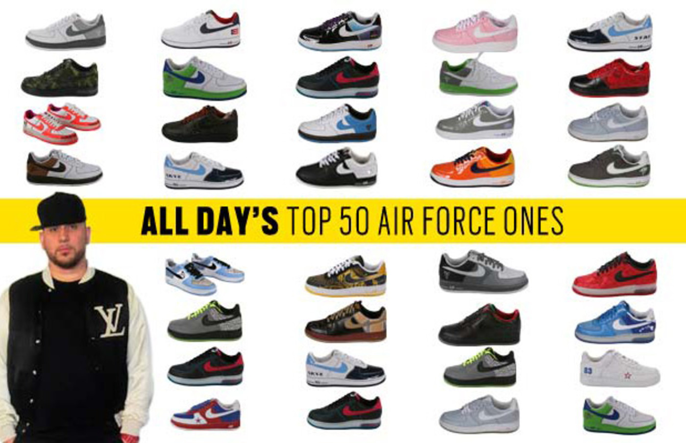 All Day's Top 50 Air Force 1s | Complex