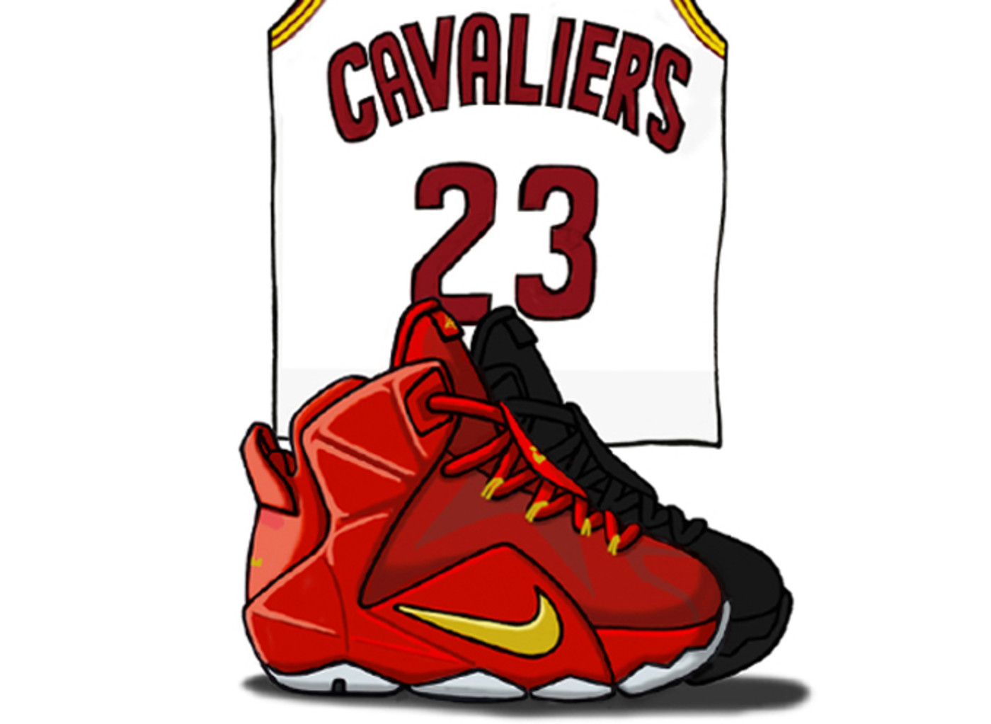 Signature Sneaker Illustrations in the NBA Complex