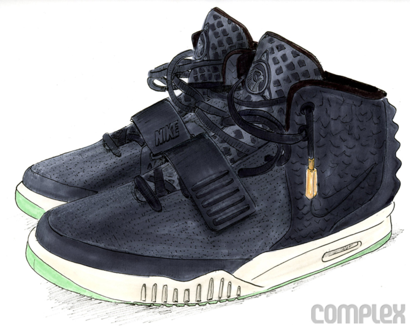 nike air yeezy 2 imagenes