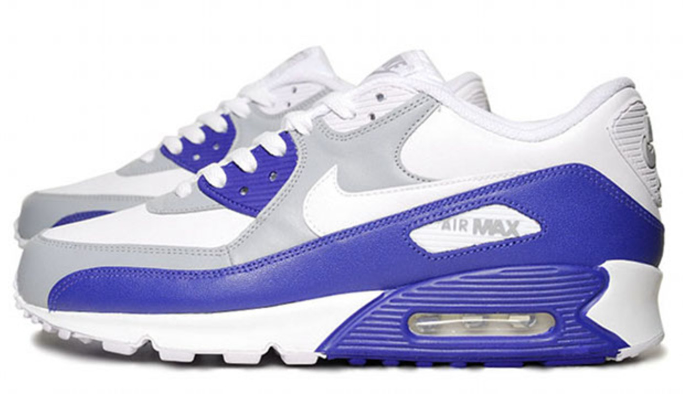 nike air max 90 squadron blue wolf grey