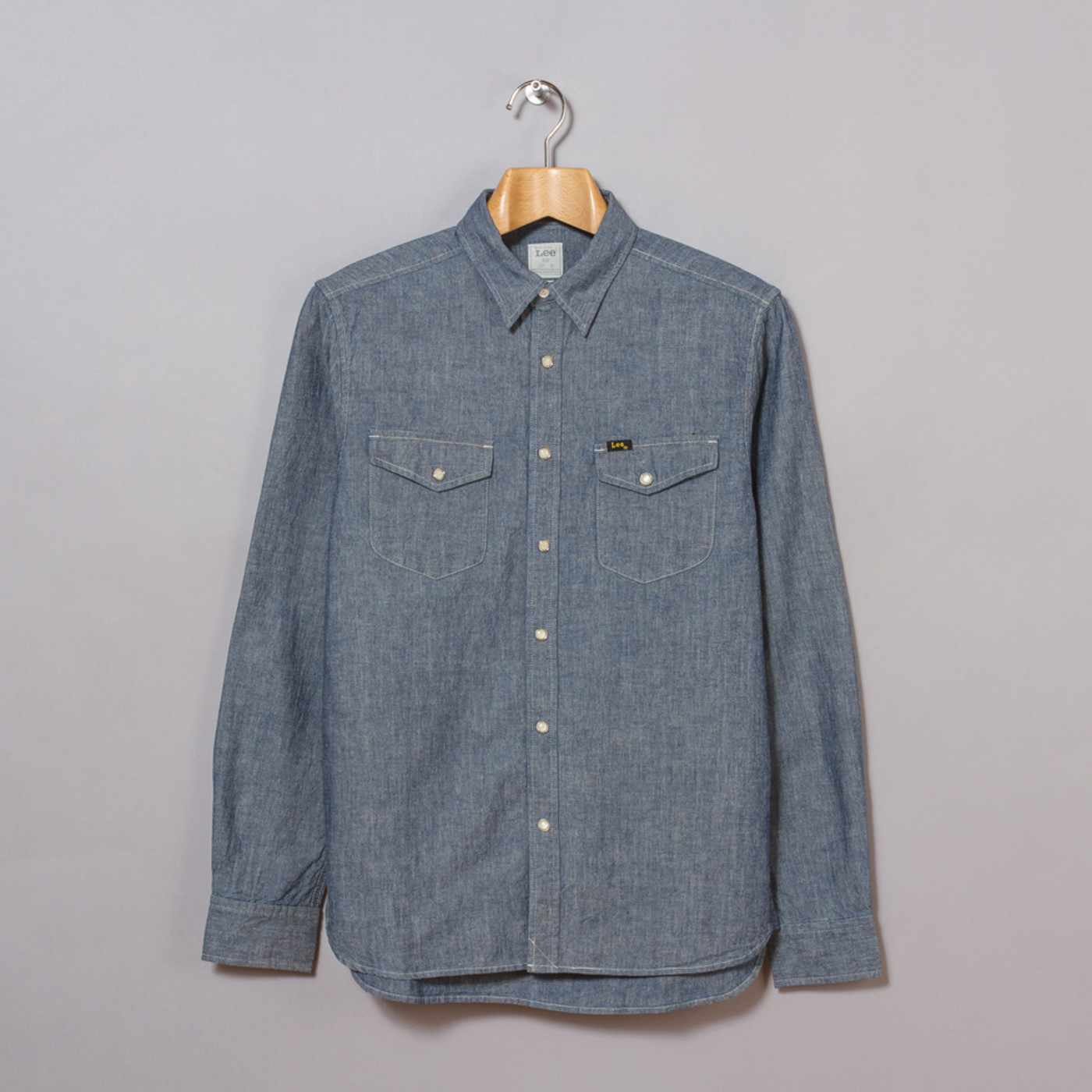 lee western shirt frost blue