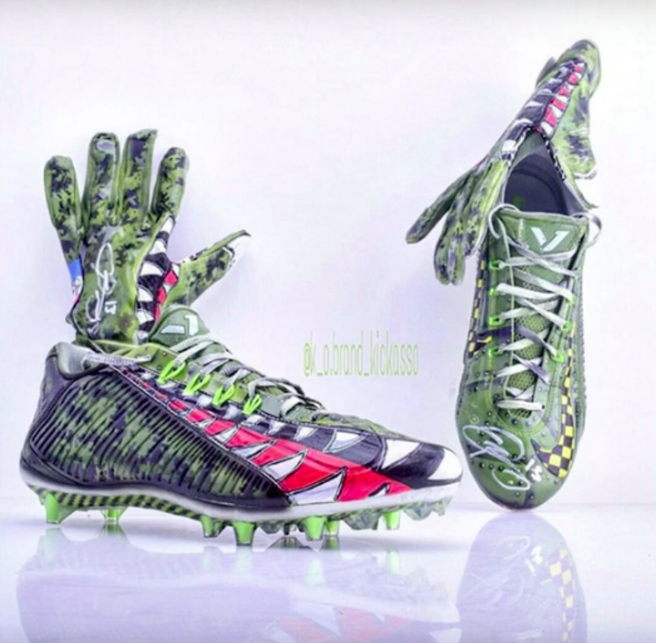 football cleats with designs