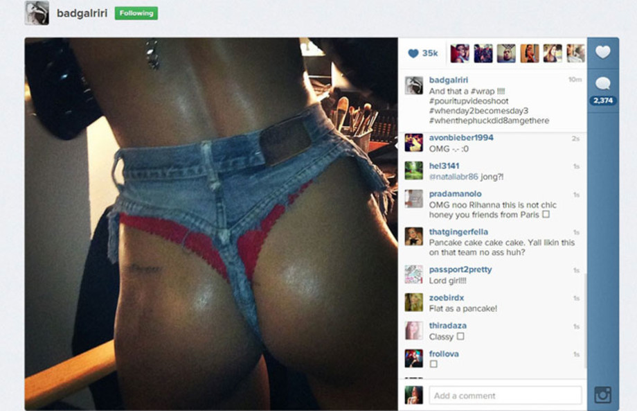 rihanna thong