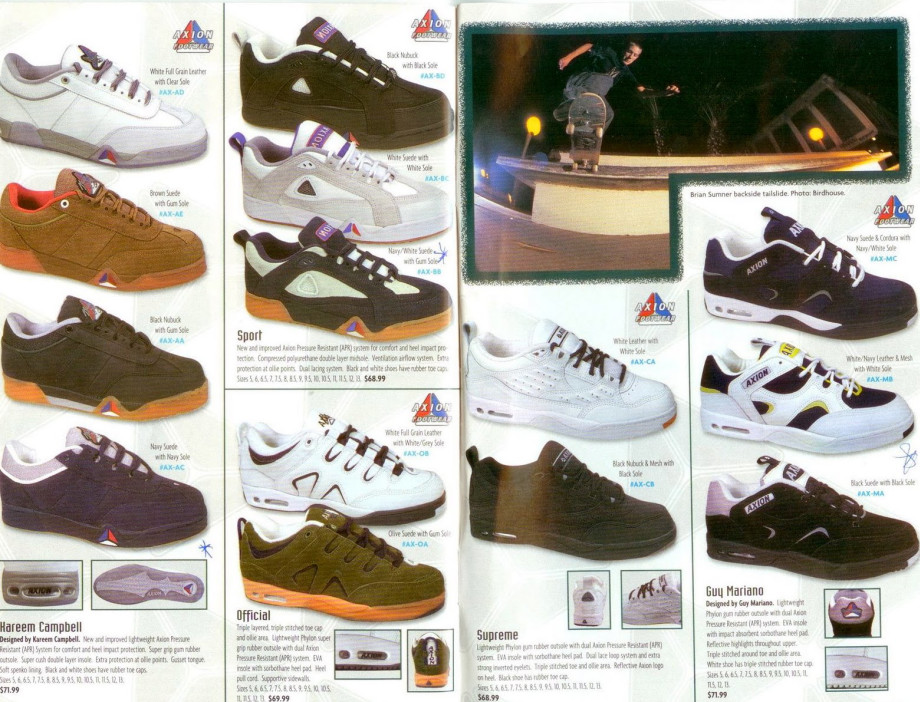 skate shoes early 2000s