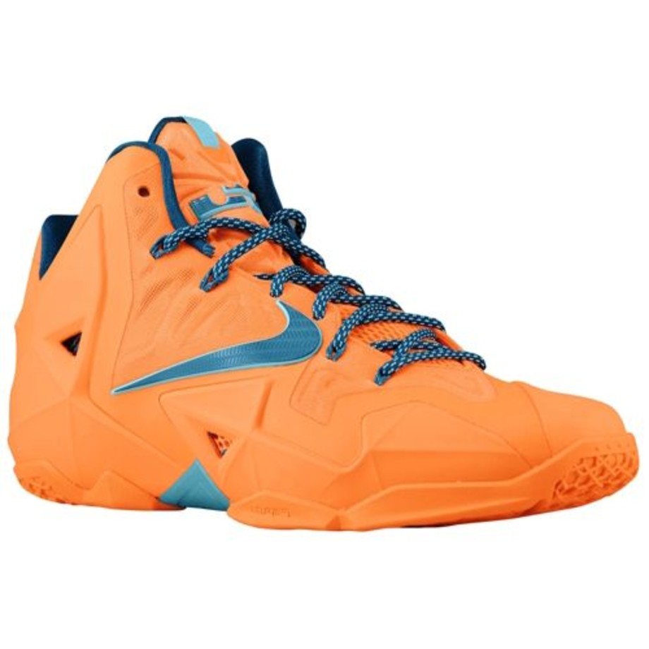 lebron 11 orange and blue