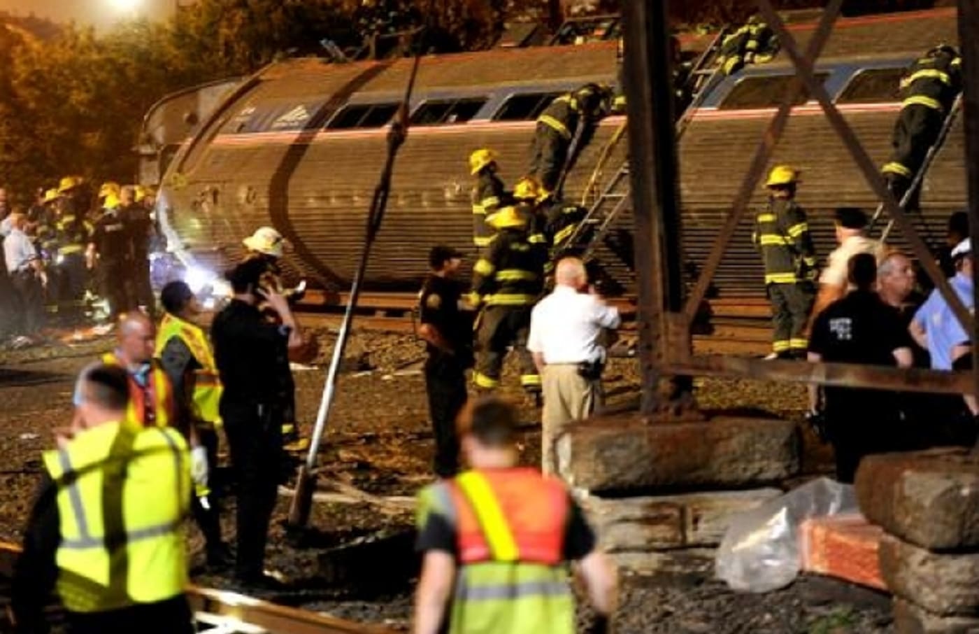 Five Dead And Others Injured in Amtrak Train Derailment in Philadelphia