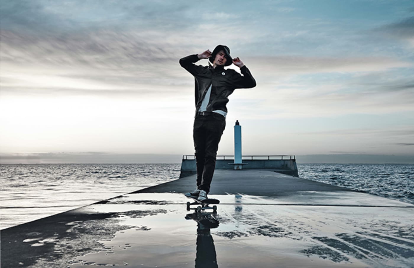 Danish Pro Skater Rune Glifberg Hops on Board for Volcom x Rains Spring ...