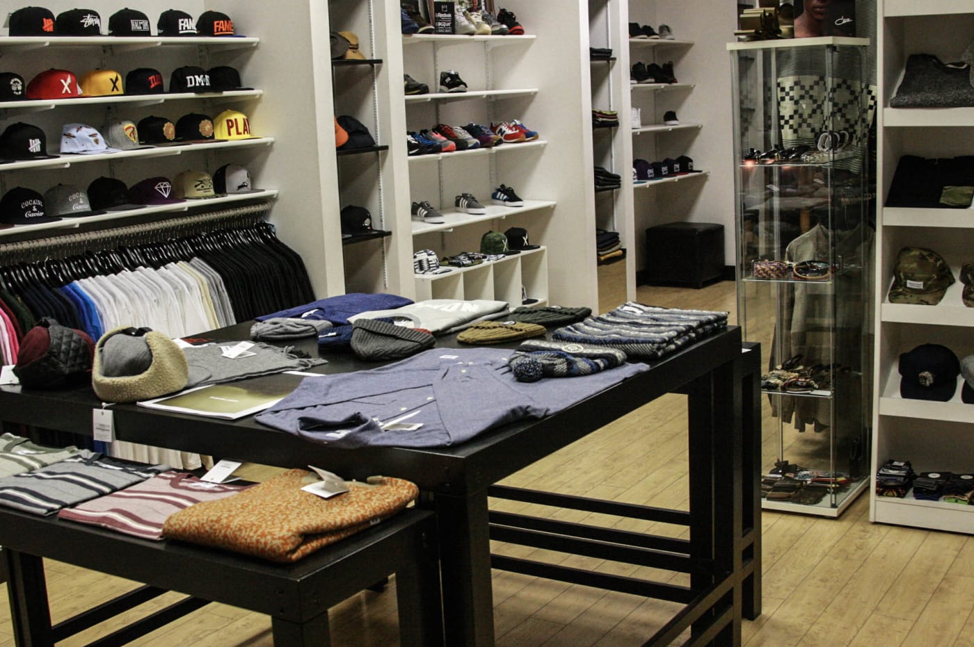 complex sneaker shopping stores