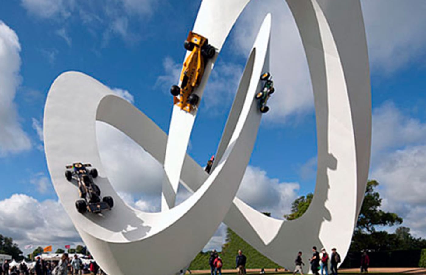 The Knotted Lotus Car Sculpture at Goodwood Festival of Speed Complex The Knotted Lotus Car Sculpture at Goodwood Festival of Speed Complex