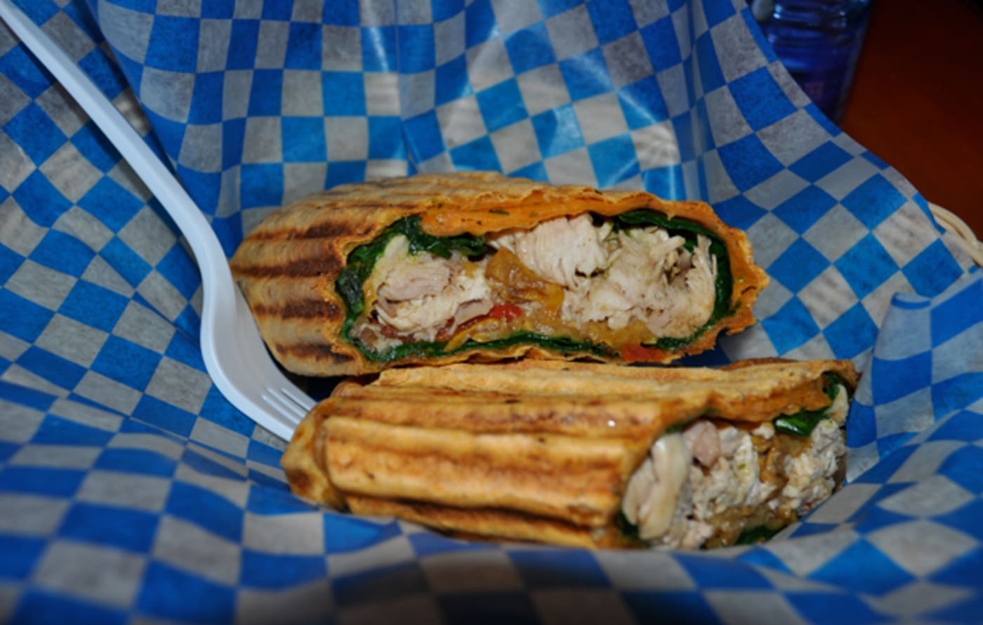Sandwich of the Week The Smoked Chicken Wrap at Reggie’s Old Fashioned