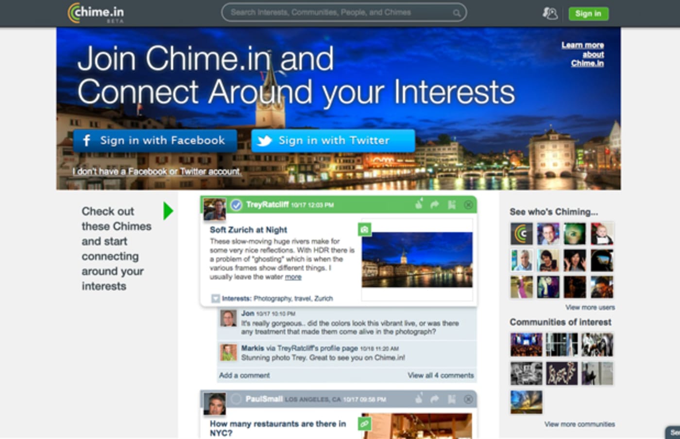 Chime.in Are You Ready For Another Social Network? Complex