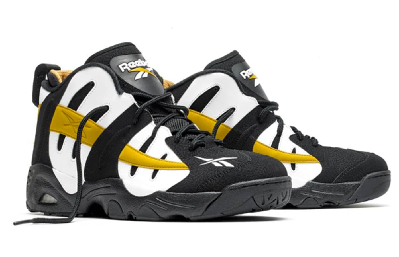 black and gold reebok classics